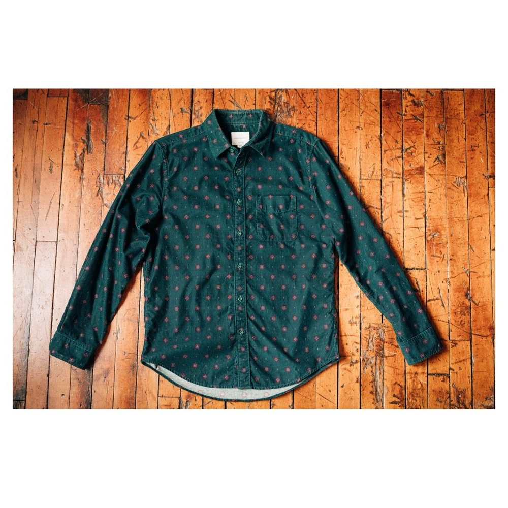Green Corduroy Shirt – Festive, Cozy, and Effortlessly Cool